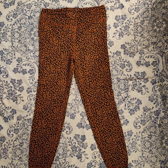 J Crew Weekend Leggings Leopard Print Sz M - Picture 1 of 4